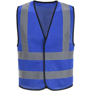 Chaleco de Seguridad Reflectante y Transpirable de Algodón con Logotipo Personalizado 2026, Chaleco de Trabajo con Bolsillos Personalizados, Color Blanco - Product Image 5