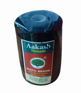 Fil durable du polyester 150D/2 pour le sac tissé par pp piquant la finition de haute résistance et lisse pour l'usage industriel - Product Image 2