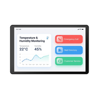 Tableta de 10 Pulgadas con Montaje en Pared PoE, Pantalla Siempre Encendida 24/7, Modo Kiosco, Reproductor de Señalización Digital Android, Solución de Tableta Android ODM