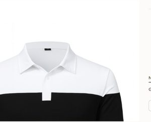 Polo à manches longues pour homme, uniforme personnalisé - Product Image 1
