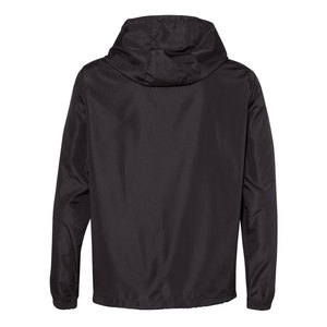 Men's <b>Black</b> Hooded <b>Windbreaker</b> Jacket Quick Dry Polyester Casual Spring Outerwear - Product Image 6