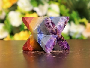 Pierre de géométrie sacrée en cristal de guérison naturelle 7 Chakra Merkaba Star pour le Reiki, la méditation et l'équilibrage énergétique - Product Image 6