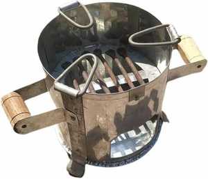 Parrilla de Carbón de Acero Inoxidable con Rejilla Extraíble - Product Image 1