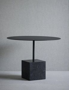 New Arrival Black Stone Metal <b>Side</b> <b>Table</b> Luxury Modern Accent <b>Sofa</b> End <b>Table</b> Living Room Decor Minimalist Round Coffee <b>Table</b> - Product Image 1