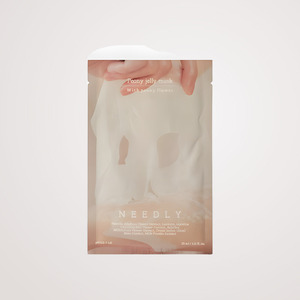มาส์กหน้า NEEDLY Peony Jelly Mask 33ml แผ่นมาส์กหน้าสมุนไพรสีขาว - Product Image 3