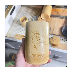 แก้วไม้ไผ่ทำมืออย่างประณีตสำหรับบริการเครื่องดื่มเชิงพาณิชย์ การรับประทานอาหารที่บ้าน และคอลเลกชันไลฟ์สไตล์ - Product Image 1