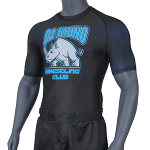 Rashguard personnalisé No-Gi Jiu-Jitsu MMA à séchage rapide, compression, impression par sublimation, OEM ODM, vente en gros - Product Image 3