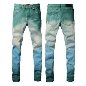 กางเกงยีนส์เดนิมยืดขาดๆ สไตล์สตรีทแวร์สำหรับผู้ชาย - Product Image 3