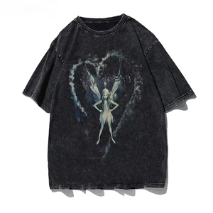 T-shirt en coton uni, impression de logo personnalisé, tissu doux et respirant, vêtements décontractés, fournisseur en gros - Product Image 1