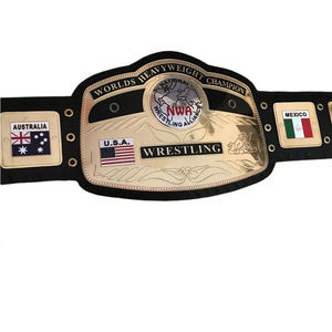 Ceinture de championnat du monde poids lourd Big Gold de lutte, diamètre 30 mm, 5 kg, laiton et zinc, unisexe adulte, ANAAIF - Product Image 1