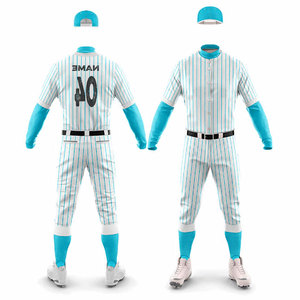 Adults Plus Size Customized Logo <b>Baseball</b> Uniform Kits Youth Sizes Anti-Bacterial Softball Training Team Player Uniform - Product Image 4