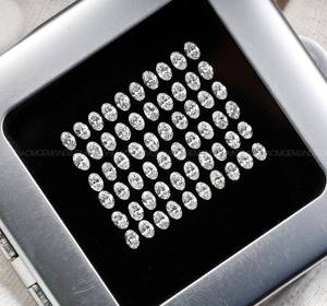 OM GEMS 3.0 X 2.0 MM, Diamant de taille ovale, Diamant de laboratoire, Diamant de taille antique, Diamant de taille unique pour bague, collier - Product Image 2