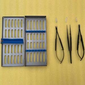 Porte-aiguilles Castroviejo TC 3, ciseaux-pinces noirs 18 cm, instruments de microchirurgie dentaire, qualité USA/Europe - Product Image 2