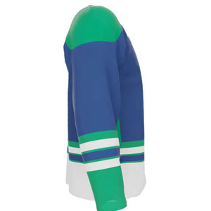 Maillot de hockey sur glace fabriqué en usine à bas prix, en matériaux de qualité supérieure, respirant et très vendu. - Product Image 3