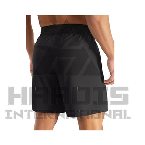 Men Elastic Waist Mid Waist <b>Running</b> Shorts Fitness Quick Dry GYM Jogging Training Workout Summer Sport Shorts - Product Image 2