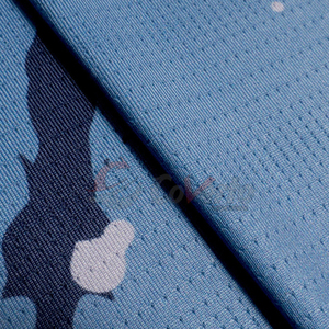 Polo à manches courtes bleu pour homme avec motif éclaboussures peint à la main, tissu tricoté respirant, style décontracté - Product Image 6