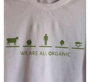 T-shirt 100% coton pour femmes et filles tissu blanc décontracté avec manches courtes col rond respirant et taille comprise - Product Image 1