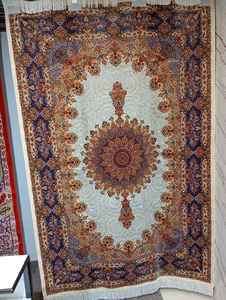 Alfombra Oriental Persa Hecha a Mano de Seda, Alfombra de Lujo para Interiores, Anudada a Mano, Diseño Moderno, Antideslizante, para Hogares y Hoteles - Product Image 6