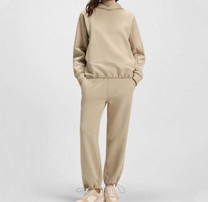 Survêtement décontracté à capuche lourd personnalisé avec logo pour hommes et femmes, service OEM, 100% coton - Product Image 1