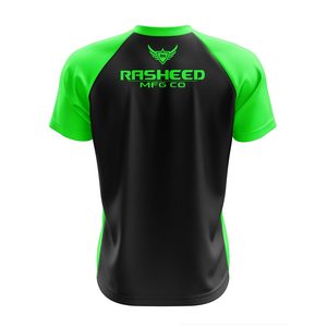 T-shirt respirant léger à col en V pour homme – Mode estivale – T-shirt décontracté à col en V ajusté pour homme – RASHEED MFG CO Wear - Product Image 2