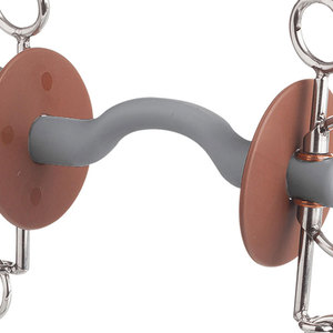 Mors de cheval en acier inoxydable avec joint coulissant à rouleaux en cuivre, mors de bridon équestre couleur argent, équipement équestre 2026 à vendre - Product Image 4