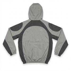 High Selling Articles Custom Logo Grey Black Men's Nylon <b>Wind</b> <b>Breaker</b> Trousers Sets For Summer Wear Men Sets Streetwear Hoodies - Product Image 3