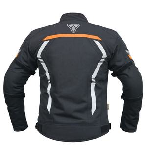 Chaqueta de moto textil corta ligera para hombre para deportes de invierno Street Touring Armor Protection tiras reflectantes para verano - Product Image 3