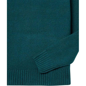 Men's Winter Viscose/Cotton Cable Knit <b>Pullover</b> <b>Sweater</b> Crew Neck Full Sleeve Anti-Pilling Front Logo Solid Color Warm - Product Image 5
