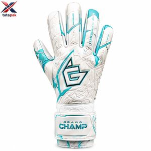 Gants de gardien de but en cuir de haute qualité, paume en latex allemand, logo personnalisé, unisexe, adultes, édition équipe, respirants, antidérapants - Product Image 4