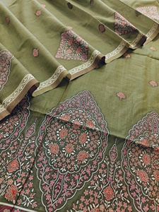 Salwar Kameez de algodón con tejido tipo pashmina para ropa de boda tradicional india para mujeres - Product Image 5