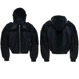 Sudadera con Capucha de Felpa para Hombre, Fabricada en Pakistán, Lavado Ácido, Color Sólido, 100% Algodón, Transpirable, Logotipo Personalizado, Teñido Liso, Invierno, 500g - Product Image 6