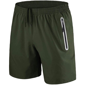 Summer Apparel French <b>Terry</b> Fabric Breathable Men's Sports Shorts Workout Gym Training Wear Elastic Waist - Product Image 5