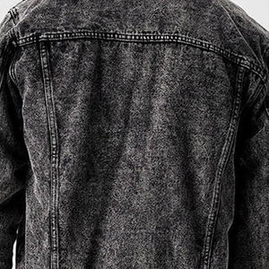 Chaqueta de Mezclilla para Hombre, Estilo Casual, Cuello Camisero, Corte Regular, Chaqueta de Algodón para Otoño - Product Image 4