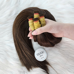 ผมแท้เวียดนาม GUGU HAIR สำหรับถักเปีย น้ำหนัก 100 กรัม แบบเป็นมัด 1 ชิ้น ผมตรงแบบ Bone Straight ไม่ใช่ Remy ผมหนาทั้งเส้น ปลายผมเรียบเนียน ขายส่ง สำหรับผู้หญิงผิวสี 20 - Product Image 4