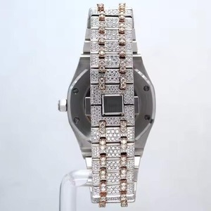 Relojes de Lujo Personalizados con Diamantes de Imitación VVS Moissanite, Reloj de Cuarzo de Primera Calidad para Hombre - Product Image 2