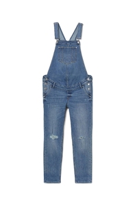 Peto vaquero de talla grande para mujer, de algodón transpirable de alta calidad, ropa exterior informal de moda para mujer, con logotipo personalizado. - Product Image 5