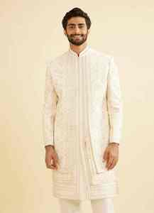 Traje de Boda Indio Pakistaní para Hombre, Salwar Kameez, Estilo Real, Bordado, Sin Arrugas, Protección Solar, Traje de Matrimonio - Product Image 2
