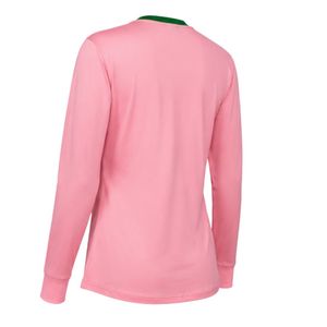 เสื้อยืดแขนยาวสีชมพูผู้หญิงแฟชั่นลำลองเสื้อออกแบบกราฟิกสวมใส่สบายทุกวันเสื้อผ้ามีสไตล์ - Product Image 4