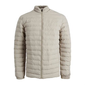 Veste matelassée multicolores de qualité supérieure pour hommes, imperméable et matelassée, fermeture éclair, pour la chaleur hivernale, style décontracté - Product Image 3