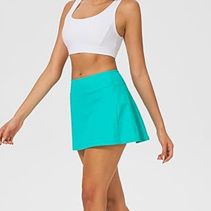 Conjunto de Dos Piezas para Mujer, Elegante y Moderno, con Top y Falda-Pantalón de Cintura Alta, Ajuste Cómodo para Uso Casual y Diario - Product Image 5
