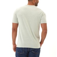 T-shirts d'été pour hommes grande taille, coupe ajustée, tricot uni, écologiques, séchage rapide, 210g, 100% coton, col en V, fabriqués au Bangladesh