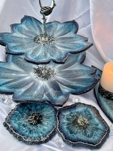 ถาดเสิร์ฟเรซิ่นสำหรับเค้กและผลไม้: ถาดเสิร์ฟดีไซน์สวยเก๋ - Product Image 4