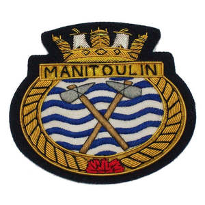 Custom Embroidered Sew-On Badge Beads/Sequins Decoration Flag Pattern Irregular Shape Fabric Patch Magnetic Feature for Garment - Product Image 4