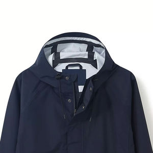 Wholesale High Quality Eco-Friendly <b>Canvas</b> Men's Winter Quilted Jacket Customized Design Waterproof Polyester/Nylon Custom Logo - Product Image 4