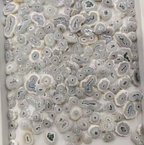 Piedra de cuarzo solar natural Piedra preciosa de cabujón de cuarzo solar Natural Piedra suelta de cuarzo solar Hermosa piedra de cabina Fabricación hecha a mano - Product Image 2