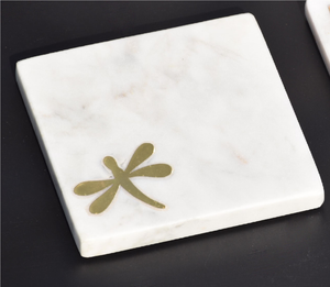 High Quality <b>Marble</b> <b>Coaster</b> Mats Pads Home Decor Table Drink 100% <b>Marble</b> Coffee Cup <b>Coaster</b> - Product Image 1