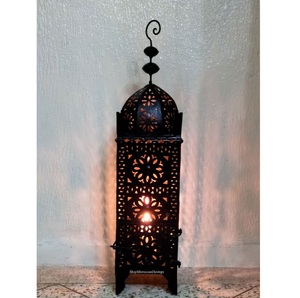 Luxury Hexagon Metal <b>Moroccan</b> <b>Lantern</b> White Decorative Candle Holder Home Decoration Durable - Product Image 3