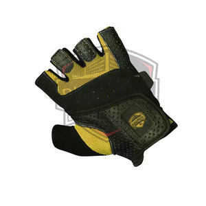 Vêtements de sport, nouvelle arrivée, RINGMODE GEAR, gants de musculation pour hommes, demi-doigts, en cuir, à lacets, antidérapants, respirants - Product Image 3
