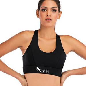 Sujetador Deportivo Transpirable de Alta Sujeción con Espalda Cruzada y Push-Up de Spandex para Mujer, para Gimnasio, Yoga y Fitness - Product Image 1