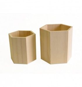 Stylish Wooden Pen Holder Organizer for Office <b>Desk</b> and <b>Study</b> Table Natural Wood <b>Desk</b> Pen Stand Organizer for Home Office - Product Image 2